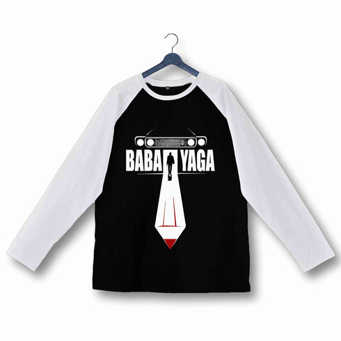 John Wick MOVIES Hollywood JOHN WICK BABA YAGA Custom Printed Graphic Design Raglan T-Shirt for Women